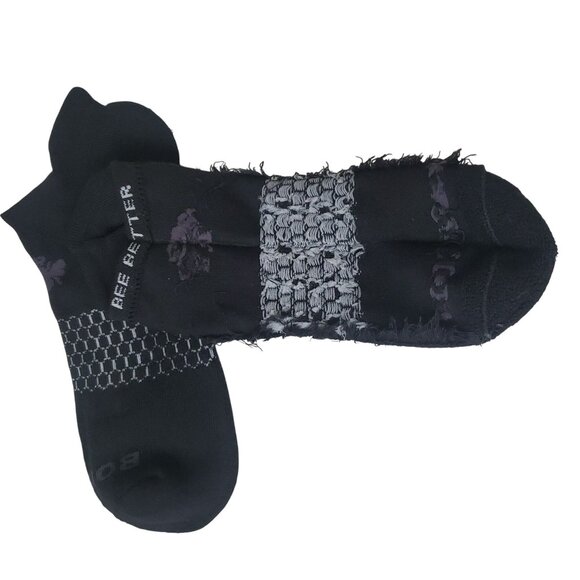 Bombas ankle socks tech ankle 5 pairs women/men sz large honeycomb cushion black - Picture 11 of 11